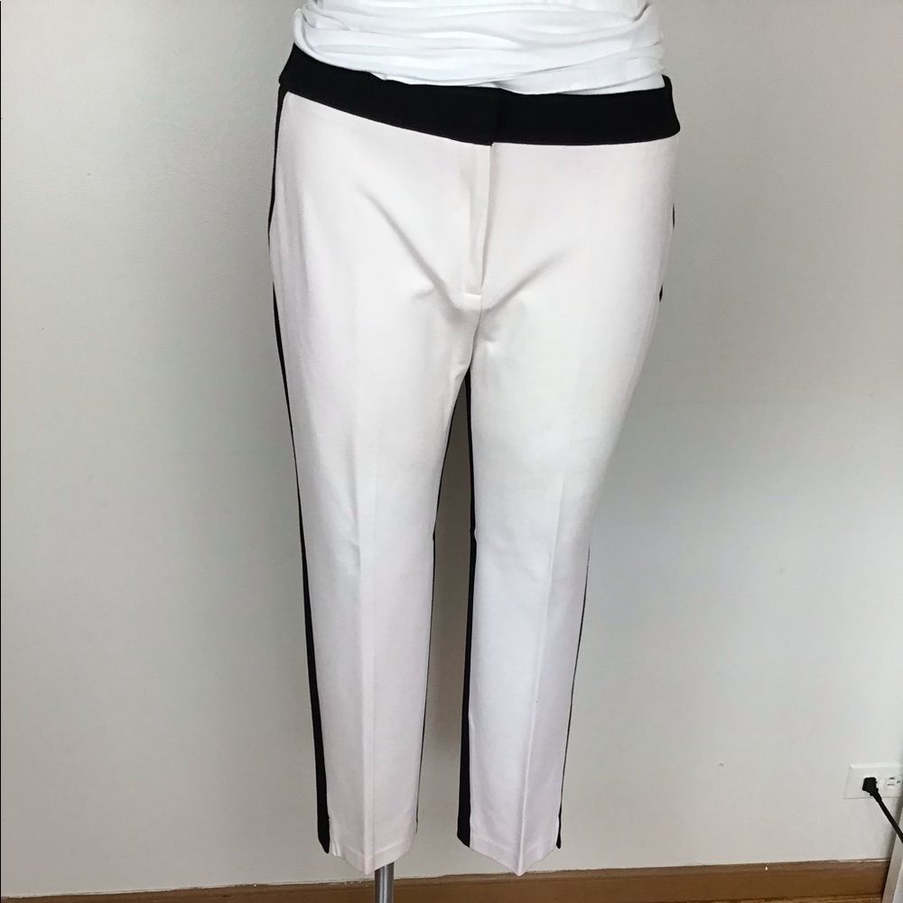 Black Label by Chico’s  black and cream pants size 2.5 equivalent to a 12/14.